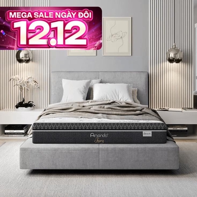 Nệm lò xo Amando Faro 5 vùng giảm đau lưng dày 35cm - Thumbnail