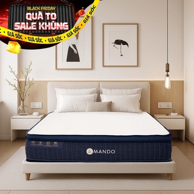 Nệm lò xo Amando Innovation 7 vùng linh hoạt dày 30cm - Thumbnail