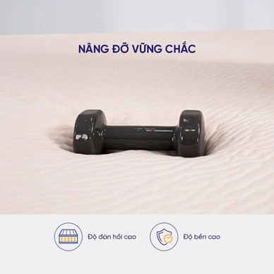 Nệm cao su thiên nhiên Liên Á Classic dày 5/10cm - Ảnh 5