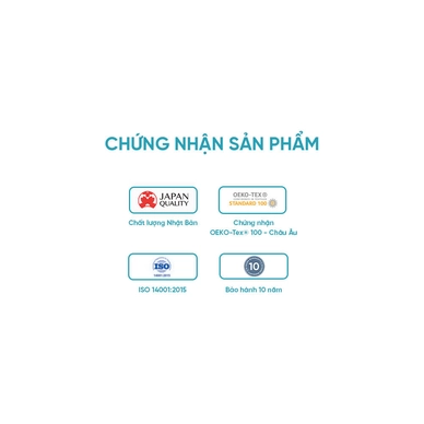 Nệm foam Nhật Bản Aeroflow Wave massage toàn diện dày 20cm - Ảnh 11