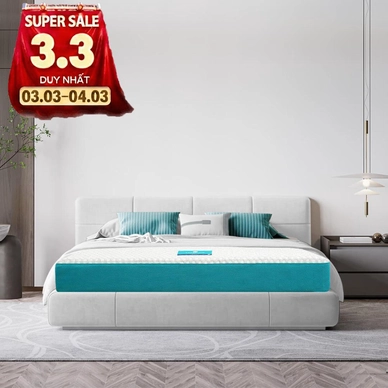 Nệm foam Nhật Bản Aeroflow Fit Plus kháng khuẩn dày 20cm - Ảnh 2