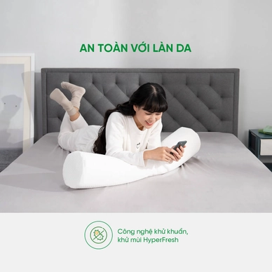 Gối ôm Cao su Gummi Body 100% thiên nhiên thoáng mát - Ảnh 8