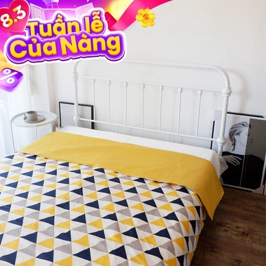 Vỏ chăn trơn AMD Dream họa tiết - Ảnh 2