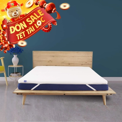 Topper memory foam Goodnight Carina tinh chất trà xanh - Ảnh 2