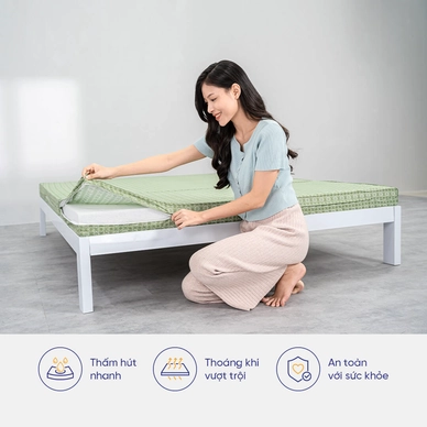 Nệm bông ép Goodnight Nova gấp 3 dày 5/9cm - Ảnh 7