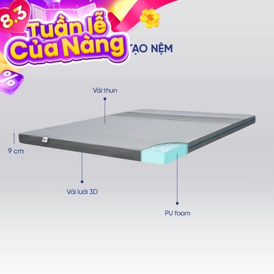 (Hàng xả tồn) Nệm foam Goodnight Osaka - Ảnh 2