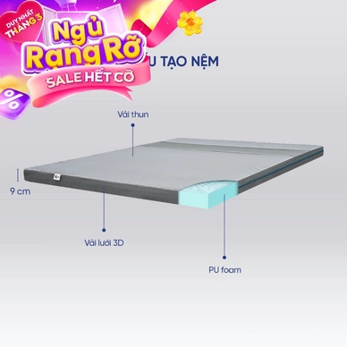 (Hàng xả tồn) Nệm foam Goodnight Osaka - Ảnh 2