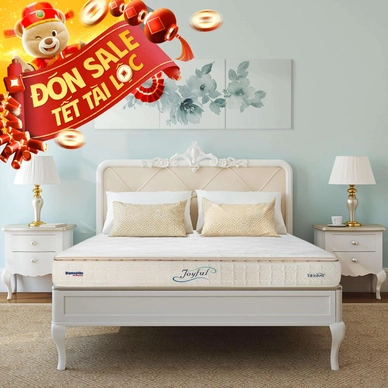 (Xả kho) Nệm lò xo Dunlopillo Joyful dày 28cm - Ảnh 2