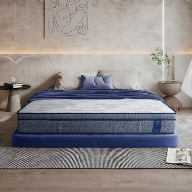 Nệm lò xo King Koil Serene Plus lông cừu gấp 3 nâng đỡ dày 27cm (Phiên bản giới hạn) - Ảnh 2