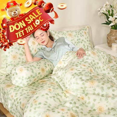 Bộ ga chun lụa tencel cao cấp Amando Bliss 4 chi tiết - Ảnh 2