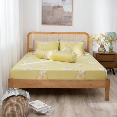 Bộ ga chun Lụa tencel cao cấp Amando Bliss 4 chi tiết mã TC002 - Ảnh 5