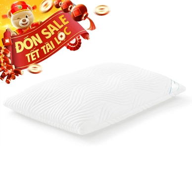 Gối foam cao cấp Tempur Comfort Soft giảm áp lực cổ vai gáy - Ảnh 2