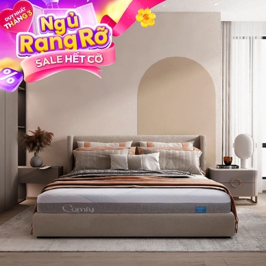 Nệm foam Comfy Cloud 3.0 cân bằng trọng lực dày 18cm - Ảnh 2