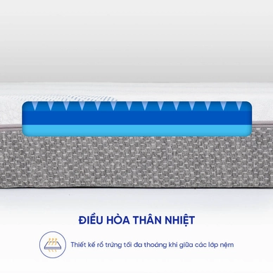 Nệm foam Comfy Cloud 3.0 cân bằng trọng lực dày 18cm - Ảnh 6