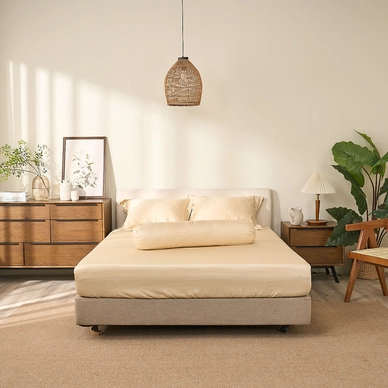 Bộ chăn ga Lụa tencel cao cấp Amando Lagom 5 chi tiết - Ảnh 6