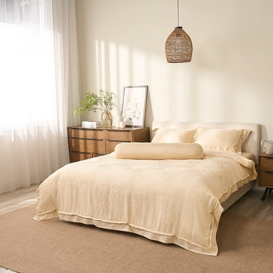 Bộ chăn ga Lụa tencel cao cấp Amando Lagom 5 chi tiết - Ảnh 5