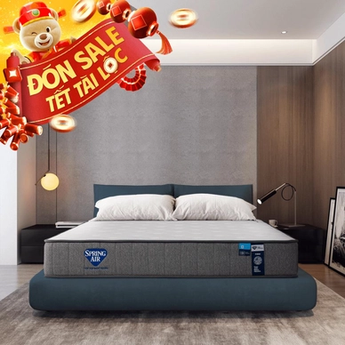 Nệm lò xo Spring Air Back Supporter Firm hỗ trợ nâng đỡ dày 25cm - Ảnh 2