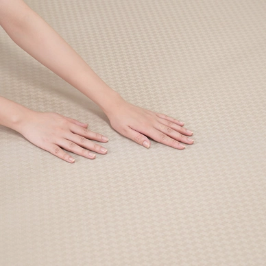 Bộ ga chun polyester gấm Amando Ellie đơn sắc 4 chi tiết Màu Be - Ảnh 10