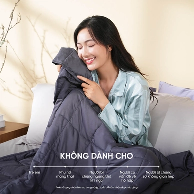 Chăn trọng lực Amando Wellness cải thiện chất lượng giấc ngủ - Ảnh 6