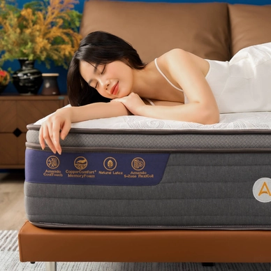 Nệm lò xo làm mát Amando Elite Grand dày 28cm - Ảnh 12