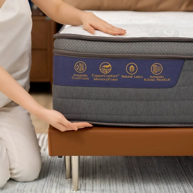 Nệm lò xo làm mát Amando Elite Grand dày 28cm - Ảnh 16