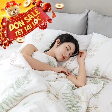 Bộ ga chun tencel Amando Celia 4 chi tiết TP002 - Thumbnail