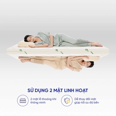 Nệm cao su đa tầng Gummi Lite giá tốt dày 10cm - Ảnh 3