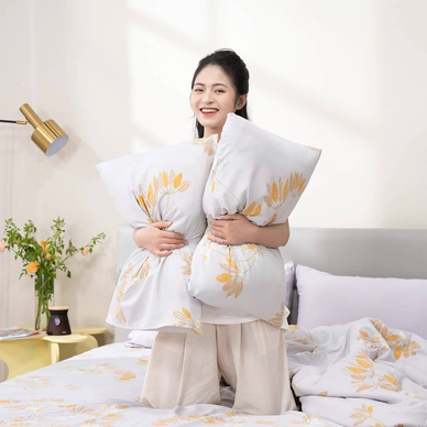 Bộ ga chun tencel Amando Celia 4 chi tiết TP008 - Ảnh 10