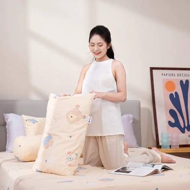 Bộ ga chun tencel Amando Celia 4 chi tiết TP010 - Ảnh 4