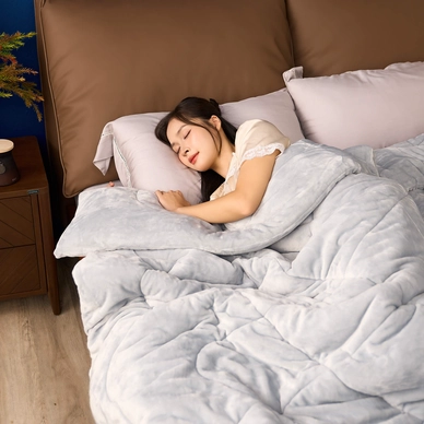 Chăn đại hàn nhung tuyết giữ ấm Amando Warm Flannel (SS25) - Ảnh 31