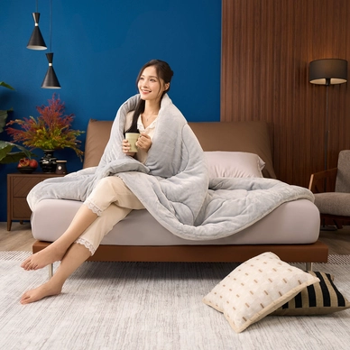 Chăn đại hàn nhung tuyết giữ ấm Amando Warm Flannel (SS25) - Ảnh 38