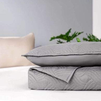 Bộ chăn chần, vỏ gối Microfiber mềm mại, kháng khuẩn Amando Luna 3 chi tiết - Ảnh 11