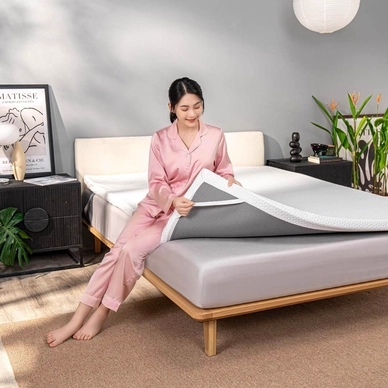 Topper memory foam nâng đỡ êm ái Comfy Noah - Ảnh 8