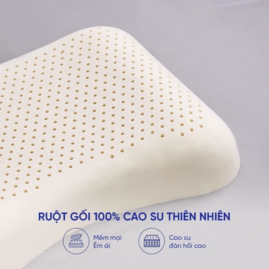 Gối cao su Gummi Butterfly 100% thiên nhiên nâng đỡ vai - Ảnh 4