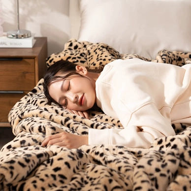 Chăn đại hàn lông chồn cao cấp giữ ấm Amando Warm - Ảnh 6