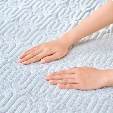 Bộ chăn ga chun chần Lụa Tencel cao cấp Amando Élan 5 chi tiết TC004 - Ảnh 8