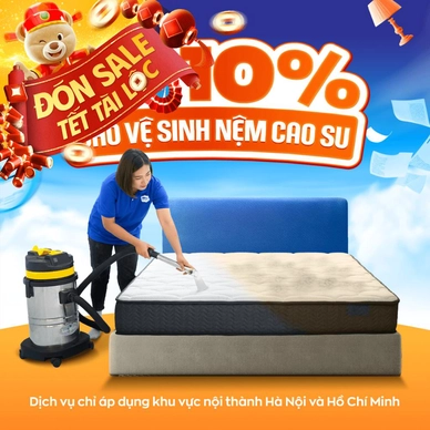 Dịch vụ vệ sinh nệm cao su - Ảnh 2