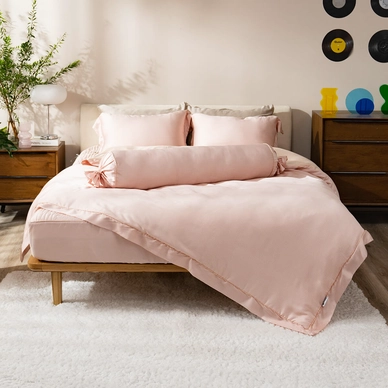 Bộ chăn ga chun chần Lụa Tencel cao cấp Amando Élan 5 chi tiết TC002 - Ảnh 3