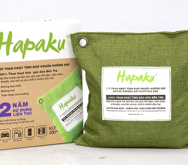 Túi than hoạt tính khử khuẩn không khí Hapaku - Ảnh 4