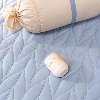 Bộ Chăn ga lụa tencel cao cấp Amando Soulmate 7 chi tiết màu Xanh - Ảnh 10