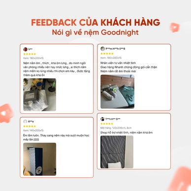 Nệm foam Goodnight Massage 2.0 (Hachi) giảm áp lực dày 15cm - Ảnh 8