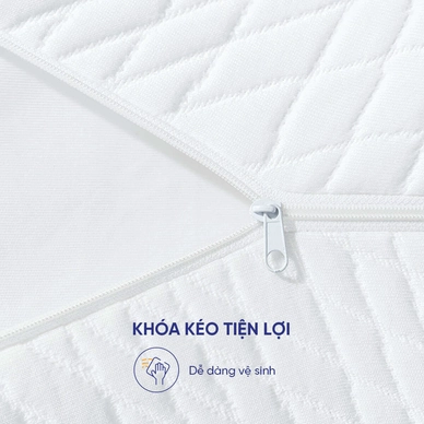 Gối foam Goodnight Nori 1.0 lượn sóng nâng đỡ cổ vai gáy - Ảnh 8