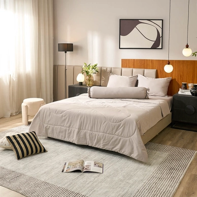 Bộ ga chun sợi gỗ thiên nhiên tencel Amando Aleena 5 chi tiết - Ảnh 13