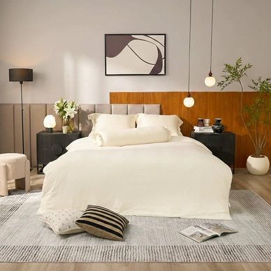 Bộ ga chun sợi gỗ thiên nhiên tencel Amando Aleena 5 chi tiết - Ảnh 28