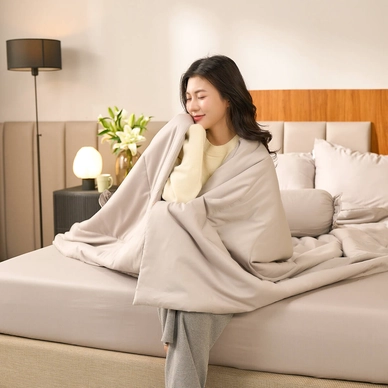 Bộ ga chun sợi gỗ thiên nhiên tencel Amando Aleena 5 chi tiết - Ảnh 10