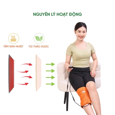 Iyashi Đai chườm thảo dược đầu gối - Ảnh 6