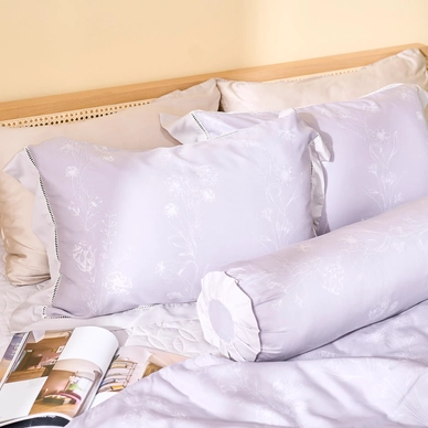 Bộ chăn ga chun sợi gỗ thiên nhiên Amando Jamila 5 chi tiết LC012 - Ảnh 7