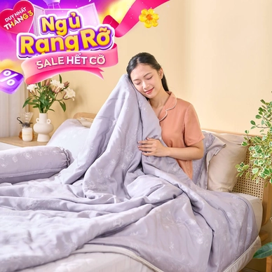 Bộ chăn ga chun sợi gỗ thiên nhiên Amando Jamila 5 chi tiết LC012 - Ảnh 2