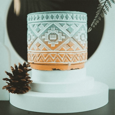 Hũ nến bộ lạc cỡ to - Ảnh 5