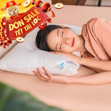 Gối lông vũ nhân tạo kiểu dáng định hình Goodnight Mochi - Ảnh 2